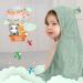 Fuchsundpanda Extra Thick Baby Hooded Towel | 100% Bamboo 75x75cm | Warm Soft Perfect Gift in Copper-Green - Buy Online on GoSupps.com