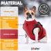 Lovpet Dog Jacket & Coat - Waterproof Padded Winter Vest with Reflectors D-Ring & 45 Feces Bags - 2XL Bordeaux Red for Dogs - Buy Online on GoSupps.com