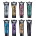 Holographic Face & Body Glitter Gel by Moon Glitter - 12ml - Set of 8 Colors - Glitter Face Paint