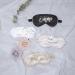 Satin Sleep Mask - Black Silk Eye Mask for Bridesmaid Gifts & Bachelorette Party Favors - Buy Online on GoSupps.com