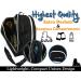 Premium Athletico Ice & Inline Skate Bag - Black with White Trim | For Kids and Adults - Buy Online on GoSupps.com