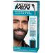 Just For Men Mustache & Beard Beard Dye for Men with Brush Included for Easy Application With Biotin Aloe and Coconut Oil for Healthy Facial Hair Real Black M-55 (1 Count) Real Black 1 count (Pack of 1)