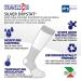 Travelsox TSS6000 Graduated Compression Travel & Dress Socks - DryStat OTC Medium Dots Pink for Ultimate Comfort - Buy Online on GoSupps.com