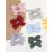 24pcs Mini Baby Hair Grinding Clips - Lined Solid Bands for Toddlers Girls & Newborns | International Shipping - Buy Online on GoSupps.com