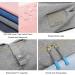 Women's Travel Yoga Gym Bag with Shoe Compartment | Grey Medium - Ideal for Workout Gear, Makeup, Accessories | Includes Wet/Dry Storage Pockets - Buy Online on GoSupps.com