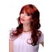WIG ME UP - Ladies wig wavy curly bangs parting red copper red approx. 55cm 9669-350 Copper Red (350)