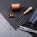 Canvas Leather Sewing Awl Set with Nylon Cord Thread and Thimble for Handmade Leather Repair - Buy Online on GoSupps.com