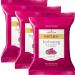 Burt’s Bees Hydrating Facial Cleanser Towelettes and Makeup Remover Wipes for All Skin Types with Watermelon, Made with Repurposed Cotton, 30 Count (Pack of 3)