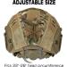 Guayma Airsoft Fast Helmet with Half Mesh Mask - Tactical Multifunctional Headgear for CS Game, Paintball & Military Outdoor Sports - Buy Online on GoSupps.com
