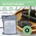 Enoch Bamboo Charcoal Air Purifying Bags (4 Packs) - Natural Odor Eliminator & Moisture Absorber for Homes, Cars, Shoes, Fridges, Closets - 4x200g - Buy Online on GoSupps.com