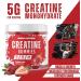 5000mg Creatine Monohydrate Gummies for Athletes - 30 Servings, Strawberry Flavoured - Vegan & Low Sugar - Buy Online on GoSupps.com