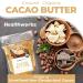 Healthworks Organic Cacao Butter 16oz - Unrefined, Non-Deodorized from Peru | Keto, Vegan, Non-GMO | Antioxidant Superfood - Buy Online on GoSupps.com