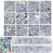Holographic Nail Sequins Shapes Set - Butterfly, Hearts, Stars | Iridescent Glitter Flakes for Nail Art, Crafts, Makeup - 4 Boxes (Style A) - Buy Online on GoSupps.com