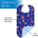 RMS Adult Bib Waterproof Clothing Protector with Vinyl Backing 34x18 - Blue Rose Designer Pattern - Buy Online on GoSupps.com