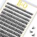 280 PC eyelashes individually 40d-07c-9-15mix individual eyelashes for beginners lash cluster volume B&C Even for individual lashes eyelashes eyelash extensions (40d-0.07c 9-15mix) 9-15 MIX 40D-C-0.07