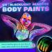 Neon Nights UV Body Paint Set - 8 Vibrant Colors for Music Festivals & Photo Shoots - Buy Online on GoSupps.com