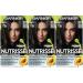 Garnier Hair Color Nutrisse Ultra Coverage Nourishing Creme 200 Deep Soft Black (Black Sesame) Permanent Hair Dye 3 Count (Packaging May Vary)