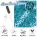 Shop Laza Body Glitter - Holographic Chunky Sequins & Glitter Glue | Perfect for Festival Makeup Rave Outfits & Carnival Parties - Cyan Blue - Buy Online on GoSupps.com