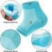 Moisturizing Toeless Silicone Socks for Women - 6pcs | Dry Cracked Heel Treatment - Buy Online on GoSupps.com