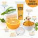 Turmeric Facial Cleanser - Natural Anti-Aging Exfoliating Formula for Acne Scars Age Spots & Sun Damage - 5 OZ Nourishing Glow - Buy Online on GoSupps.com
