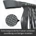 Premium Fly Mask with Fringe & Velcro Fastener for Horses | Black Pony Shetty Cob & Warmblood Sizes - Buy Online on GoSupps.com