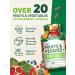 Nature's Truth Fruit and Veggies Supplement | 120 Vegetarian Capsules | 20+ Fruits & Vegetables | Vegetarian Non-GMO and Gluten Free Supplement - Buy Online on GoSupps.com