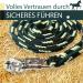 High-Quality 2m Lead Rope Horse Tie Rope with Panic Hook - Available in Dark Green Black and Cream | International Shipping - Buy Online on GoSupps.com