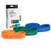 Blackroll Super Band (104 cm) gymnastics band for strengthening the muscles resistance tape made of skin -friendly textiles washable fitness band various resistance strength made in germany 3 Super Band Set: Orange green blue
