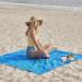 CGEAR Sandlite Beach Mat - Sand-Free, Multi-Use Camping and Picnic Blanket - Sky Blue (Medium) - Buy Online on GoSupps.com