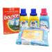 Dorm Room Laundry Kit with Tide Laundry Liquid Detergent Downy Softener Dryer Sheets & Bonus Hamper