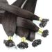 hair2heart Extensions Real Hair Bondings Straight - 50 strands 0.5g 30cm Dark Brown #2 Dark Brown 30cm 50 strands