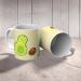 Mr. & Mrs. Panda Kinder Mug - Avocado Kern Rolls | Perfect Gift for Baby Parties Veggie Lovers and Camping | Vegan Yellow Plastic Travel Cup - Buy Online on GoSupps.com