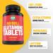 Glutamine Tablets - Pure Non GMO with Natural Ingredients - 120 Pills at 1000mg - Amino Acid Supplement by Raw Barrel - Buy Online on GoSupps.com