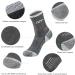 InnoTree Men's Merino Wool Hiking Socks 3 Pack - Full Cushioned Moisture-Wicking Micro Crew Socks - Buy Online on GoSupps.com
