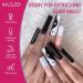 Extra Long Clear Square Nail Tips by Nailology - 360 Piece Acrylic False Nail Extension Tips - Buy Online on GoSupps.com