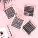 DIY Lash Extension Kit - 30D Cluster Eyelash Extensions | 10-16mm Faux Mink Lashes with Glue & Applicator - Reusable & Soft Thin Band - Buy Online on GoSupps.com