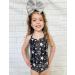 Arshiner Girls Gymnastic Ballet Leotard with Crisscross Straps and Hollow Back - Black/Star Print - Size 6-7 Years - Buy Online on GoSupps.com