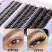 Self Adhesive Eyelashes Kit | 180 Reusable Cluster Lashes - No Glue Mixed Lengths 8-18mm | 30D 40D 50D | Includes Tweezers | International Shipping Available - Buy Online on GoSupps.com