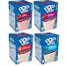 Pop Tarts Frosted Variety, Cherry, Raspberry, Strawberry, and Blueberry, 13.5 Ounce (Pack of 4) - with Two Make Your Day Lollipops