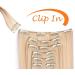 OneDor 20 Curly Clip-in Synthetic Hair Extensions 140g - 613 Pre Bleach Blonde - Buy Online on GoSupps.com
