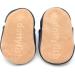 Dotty Fish Soft Leather Baby T-Bar Shoes for Girls | Non-Slip Suede Soles | Navy Blue | 0-6 Months - 2-3 Years - Buy Online on GoSupps.com