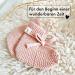 Moyo Baby Gift Set in Ros | 2-Part Gift Set with Knitted Rabbit Towel & Booties | Perfect Newborn Gift for Boys & Girls | Ideal Baby Shower Gift for New Parents - Buy Online on GoSupps.com