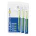 Curaprox interdental brushes CPS 011 Prime Plus (bundle 3 pieces) green 1.1 mm diameter 5 mm effectiveness set with 15 interdental brush brushes CPS Prime 011 and 3 holder UHS 451 green 1 piece (1 Pack)
