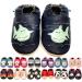 MiniFeet Premium Soft Leather Baby Shoes - BUY 4 PAIRS & GET 1 OF THEM FOR FREE ! - Toddler Shoes - 0-6 Months to 4-5 Years 12-18 Months Shark
