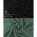 Buy Betz 10-Piece Premium Cotton Wash Gloves Set - 100% Cotton 16x21 cm Graphite & Fir Green - Ideal for Gentle Cleansing - Buy Online on GoSupps.com
