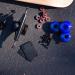 Cal 7 129mm Black Trucks + Dark Blue Wheels with Bearings & Hardware - Buy Online on GoSupps.com