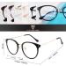 Buy Attcl Unisex Blue Light Filter Glasses - UV Blocking Gaming Glasses for Men & Women | Reduce Headaches & Eye Strain | Black & Gold - Buy Online on GoSupps.com