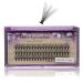 Bodermincer C Curl Individual Flare False Eyelashes 10mm - 20 Hairs/Cluster Fake Lashes Extension - Buy Online on GoSupps.com