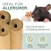 Natural 5 Rodent Mats - 100% Hemp Dust-Free & Strong | Ideal for Cage Soil Cover - 100x50cm | High-Quality Protective Liners - 5 Pieces - Buy Online on GoSupps.com