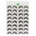 Buy 16 Pairs of 18mm Long 3D Mink False Eyelashes Wholesale - Natural Makeup Lashes in Bulk (D048 - Buy Online on GoSupps.com